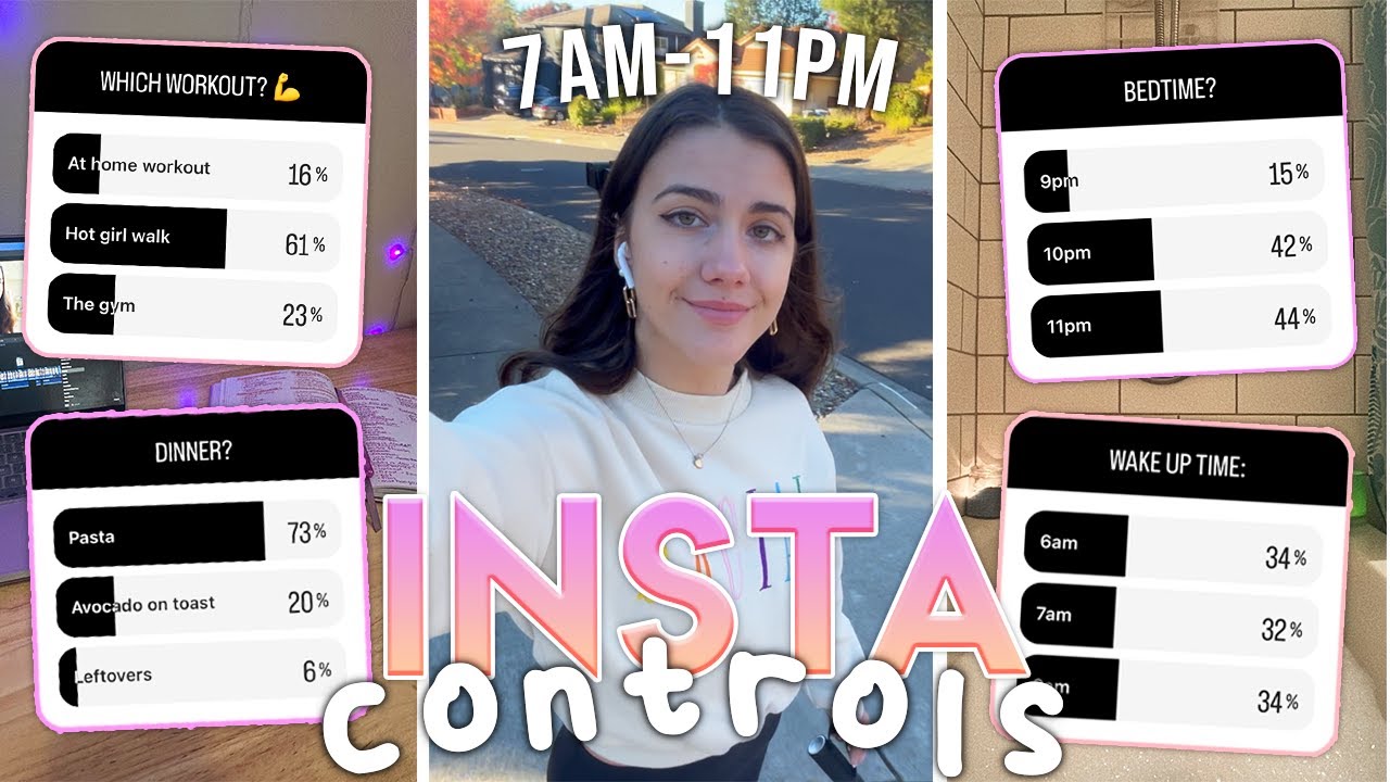 instagram controls my day...