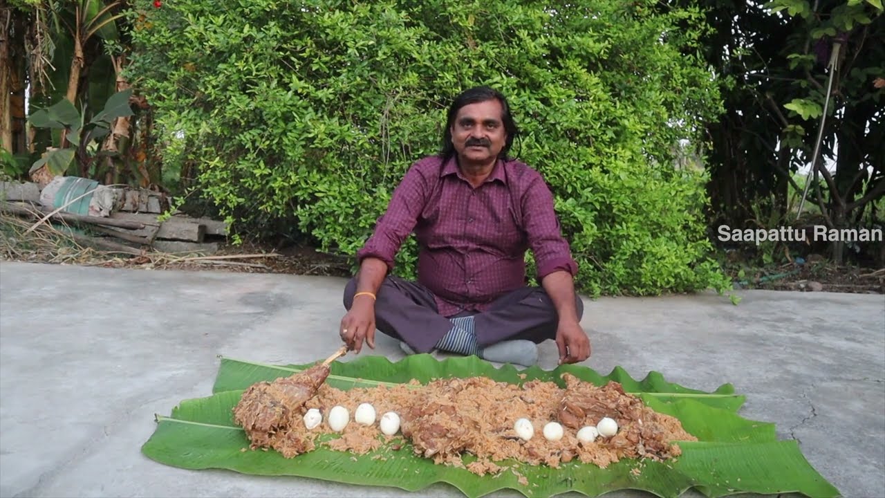 காணும் பொங்கல் விருந்து!!! Leg Piece Mutton Biryani Cooking | Family Gathering | Non Veg Feast |