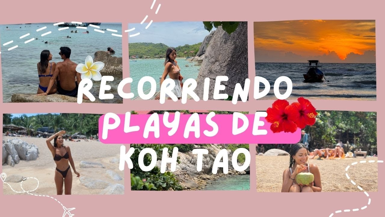 Recorriendo las  Playas de Koh Tao 🌴 |  Isla paradisiaca en TAILANDIA 🌺