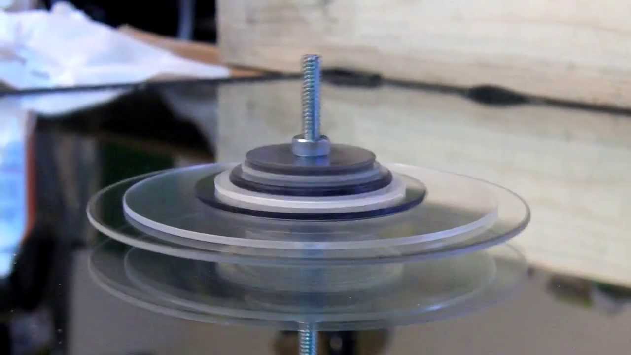 DIY spinning top power 5,000 + RPM Dan's method for Super High Speed trick beyblade