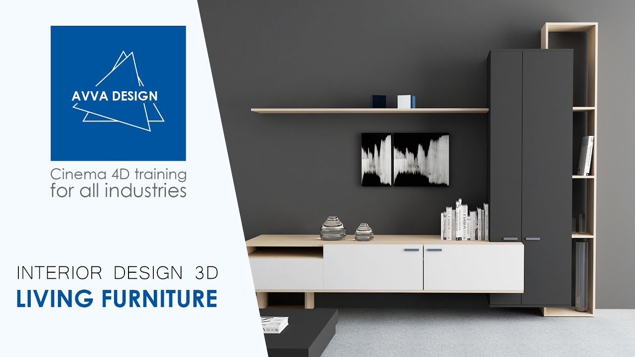 Tutorial Cinema 4D - Living furniture