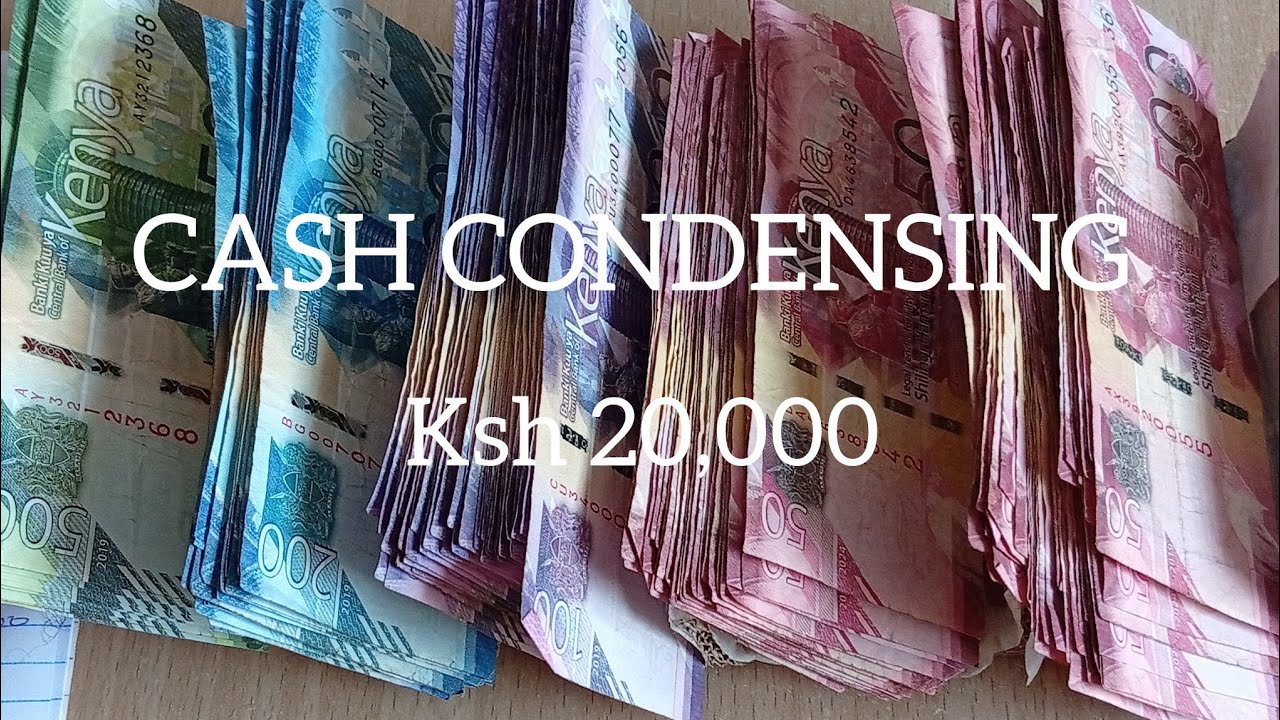 CASH CONDENSING+ BACK TO BANK VIDEO/ December cash Condensing/cash envelope system 
