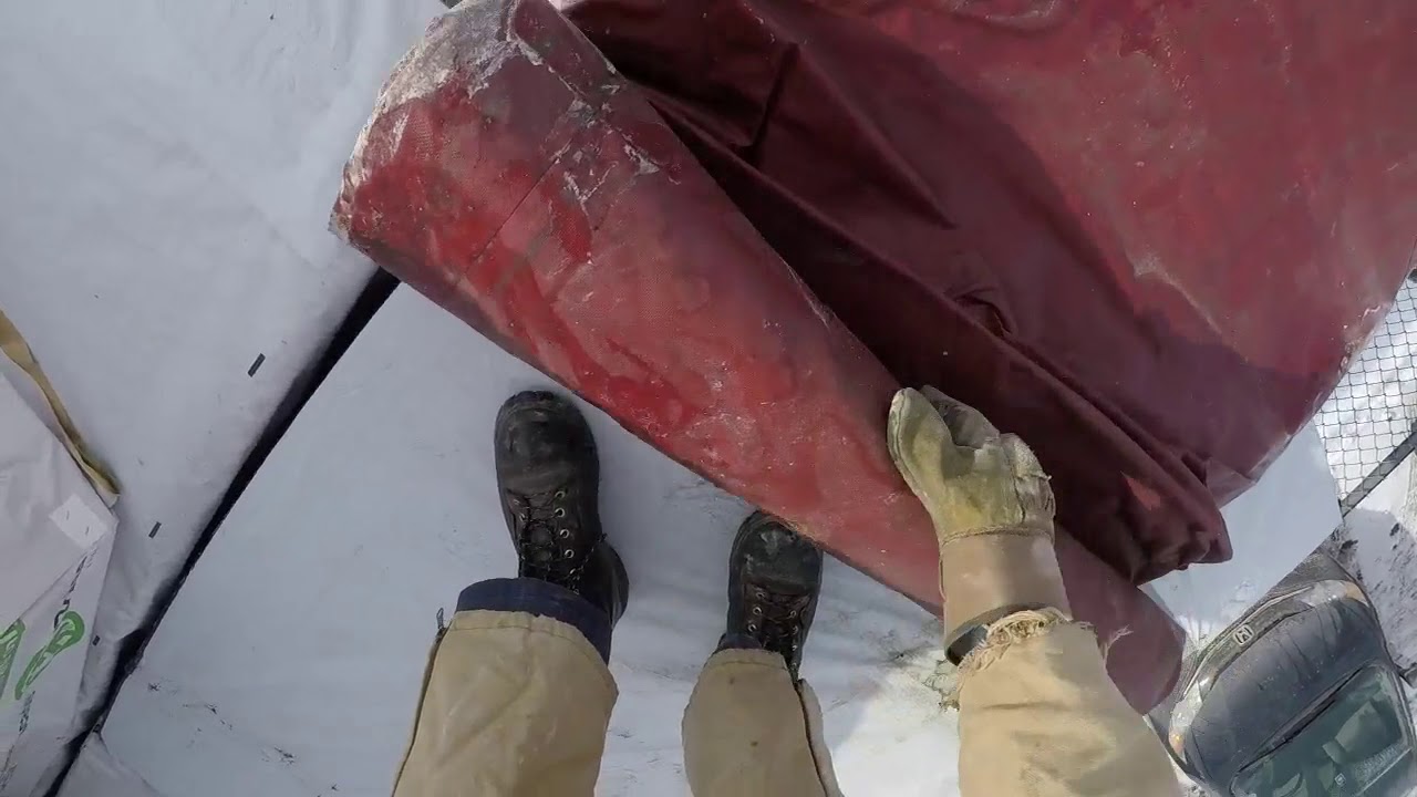 Flatbed Trucking Skills, Tarping an Uneven Load