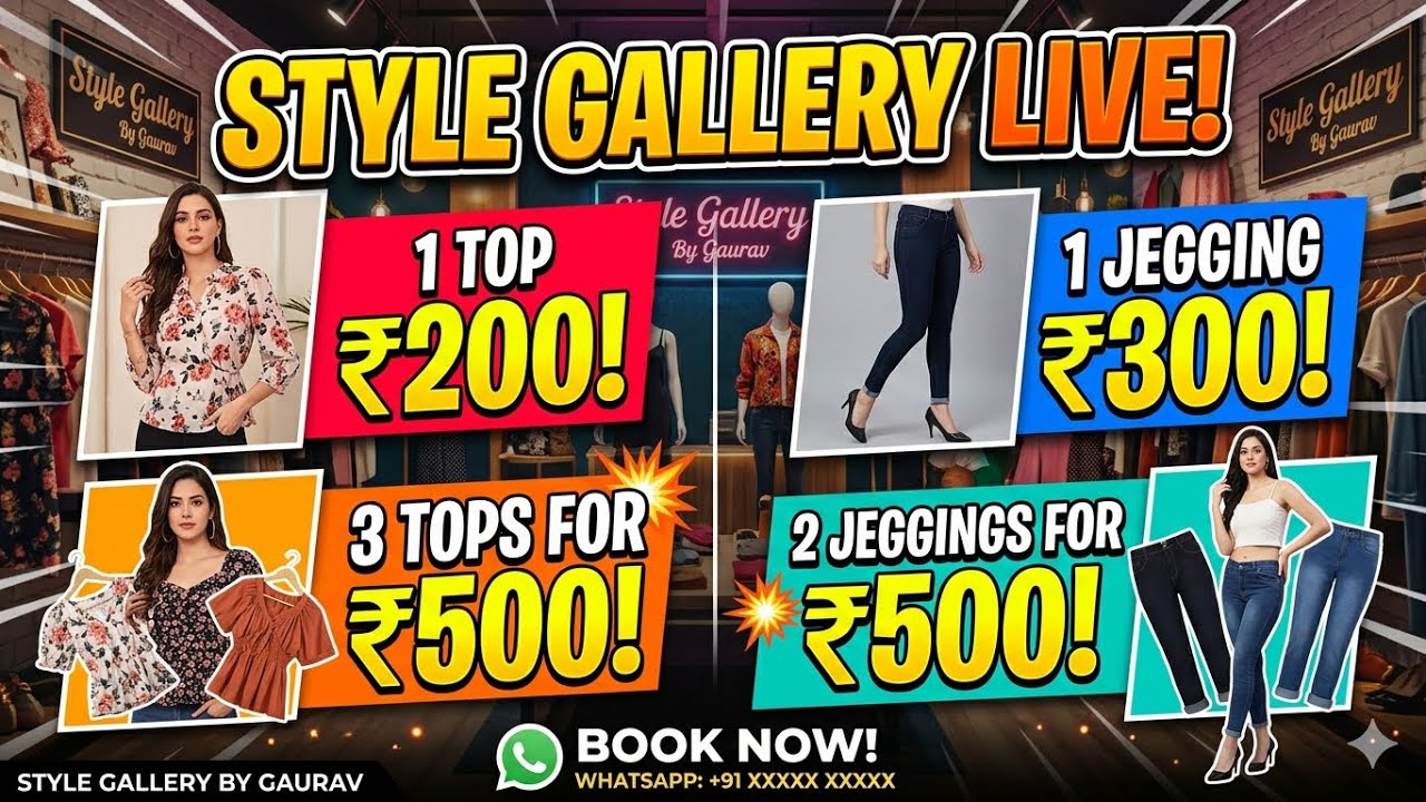 🎉Style Gallery live 9667764802 #liveshopping #freeshipping #fashion #fashiondeals #sale 