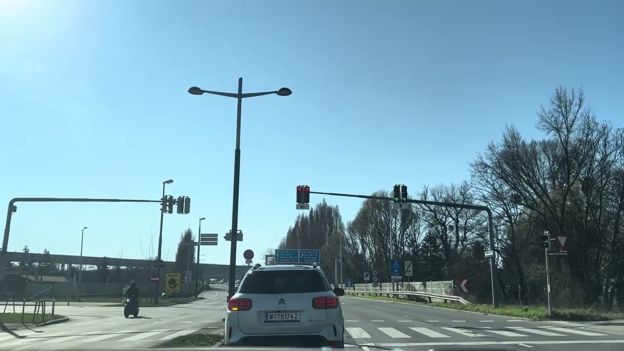 Super short drive to McDonald Donaustadtstraße