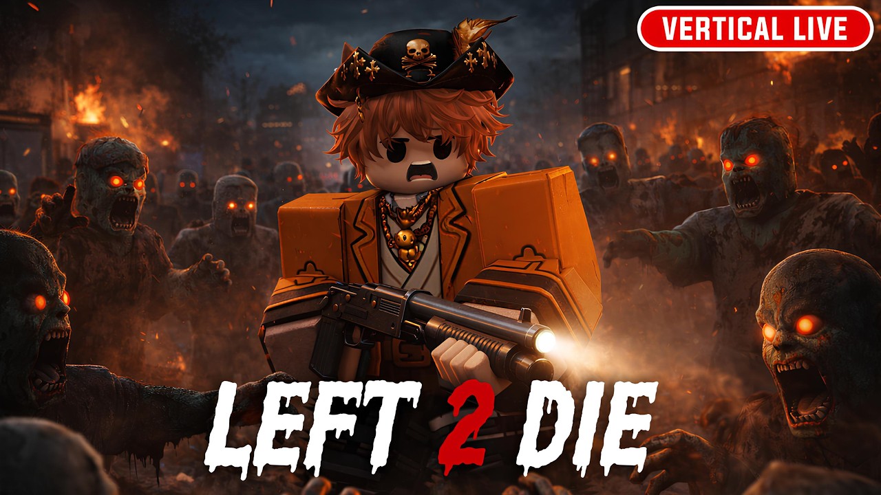 INVASI ZOMBIE DITENGAH KOTA😱LEFT 2 DIE ROBLOX Multiplayer #liveroblox #ramadanwithyoutube
