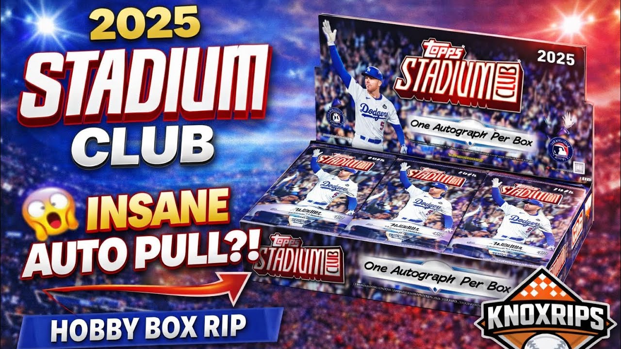 2025 Topps Stadium Club Hobby Box Opening! Epic Autograph Hits or Bust? (MUST WATCH!)