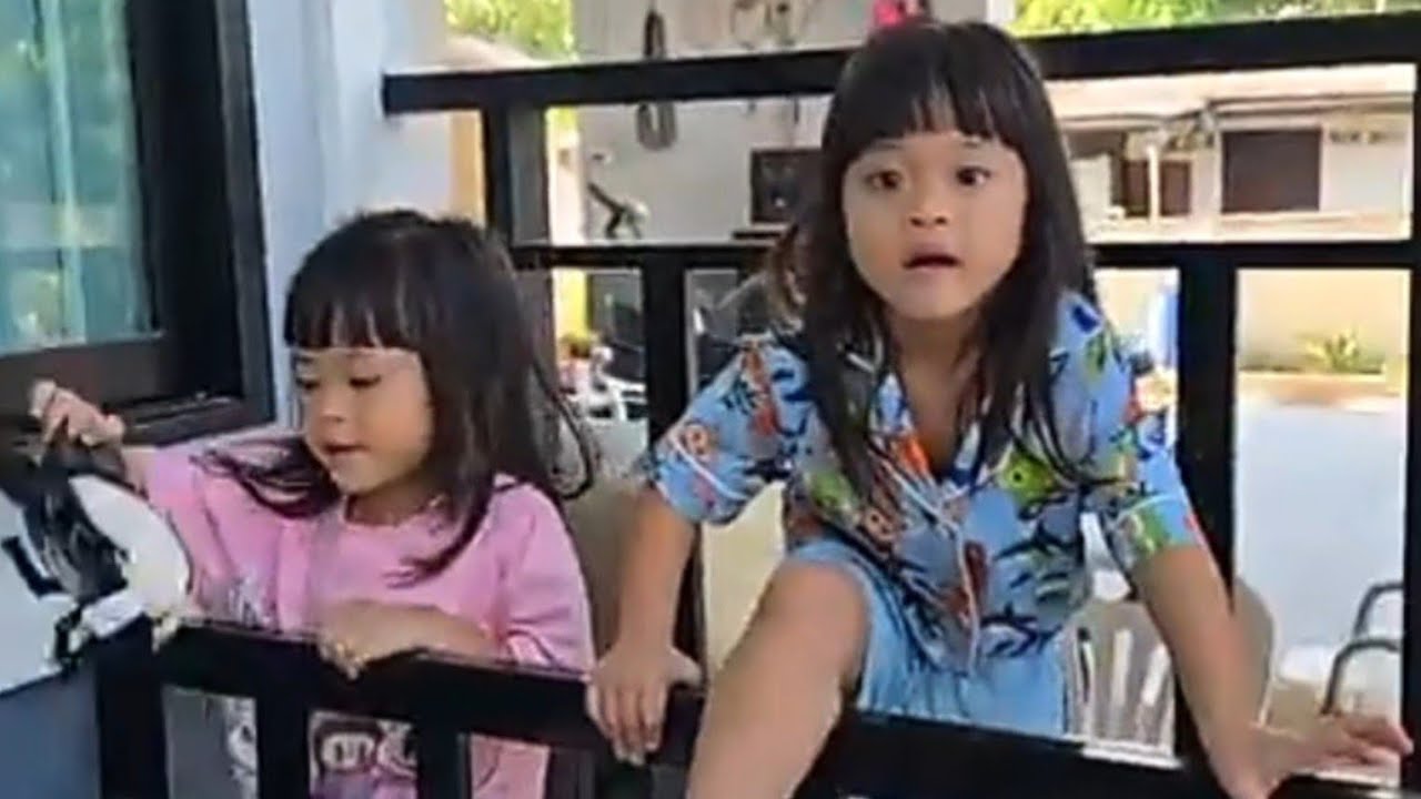 น้องแฝดกลับมาถึงบ้านห้วยเตยแล้วนะ #น้องพลอยน้องเพชร 