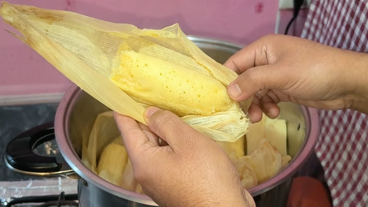 TAMALES CANARIOS / TAMALES DULCES DE MANTEQUILLA