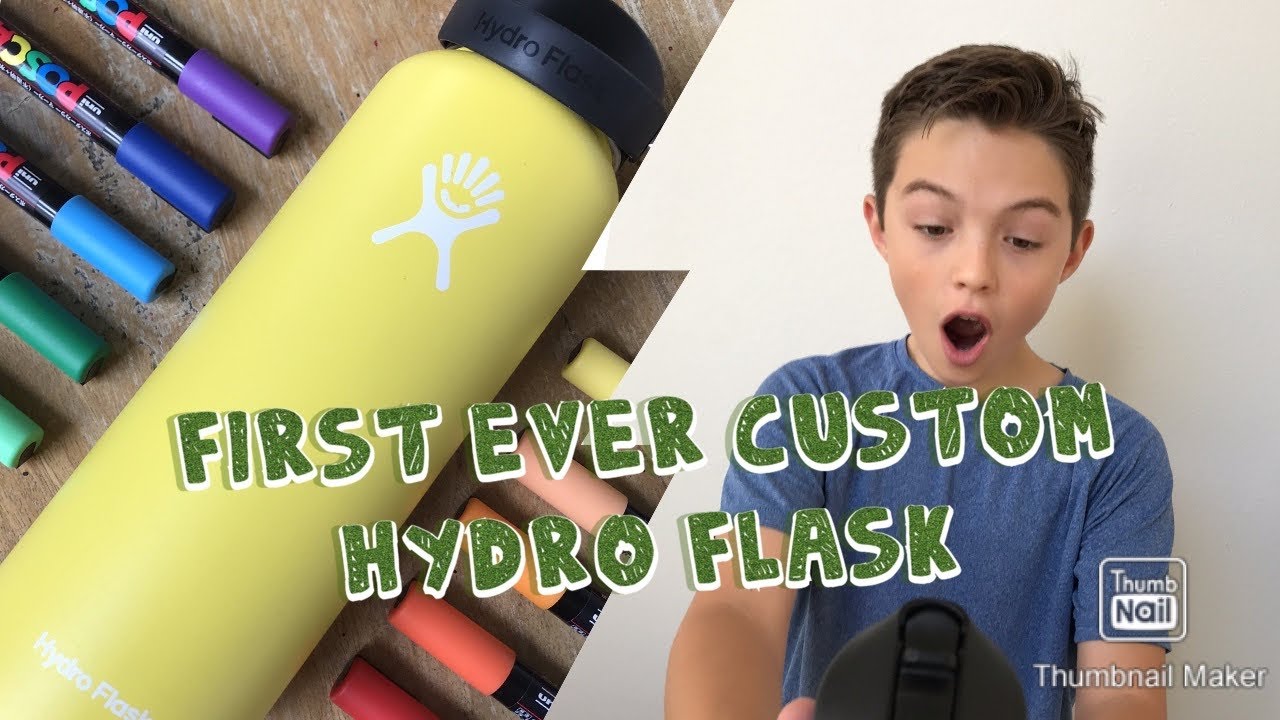 My First Custom HYDRO FLASK!!! 💧💦