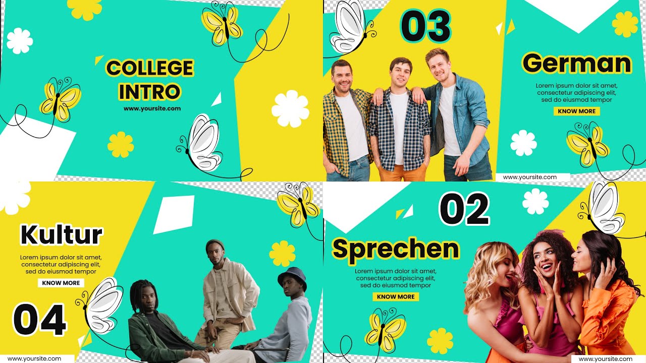 Download College Intro Premiere Pro Templates | College, School Promo Video
