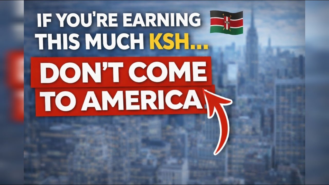 IF YOU'RE EARNING THIS MUCH KSH... DON'T COME TO AMERICA!!