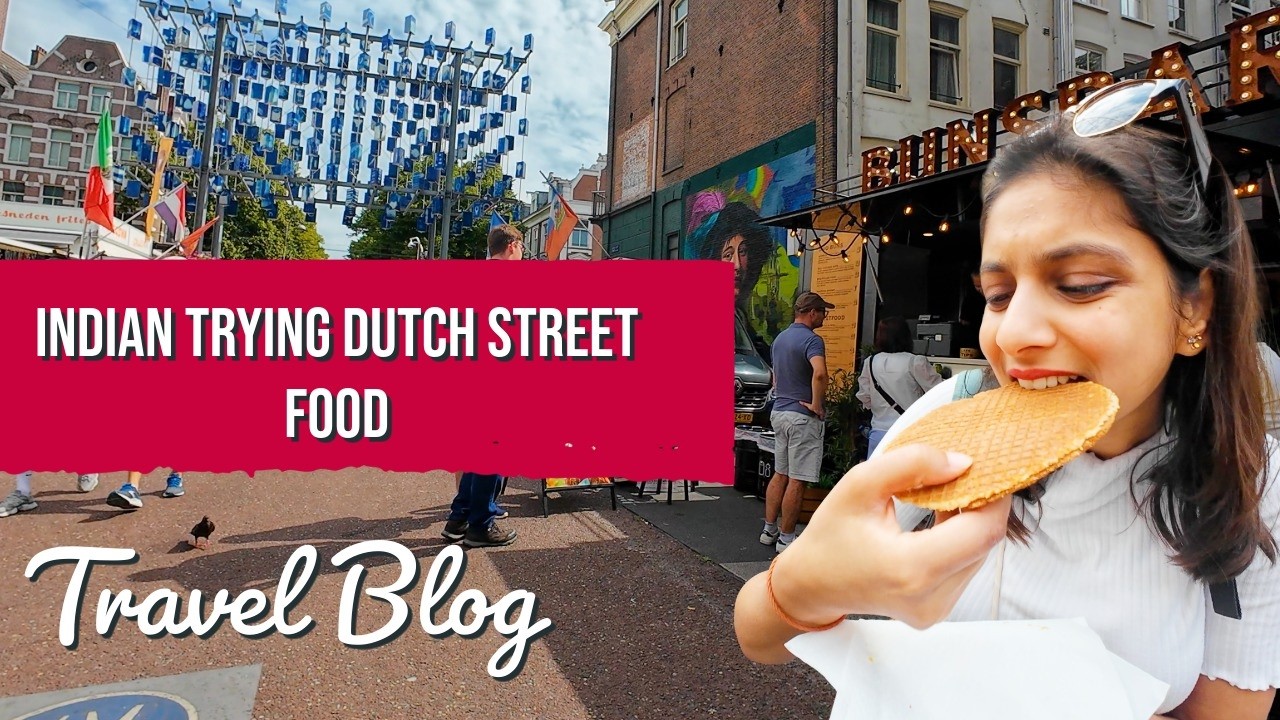 Indian Girl Tries DUTCH Street Food! 🇳🇱 | Veg Food in Amsterdam? 🤯