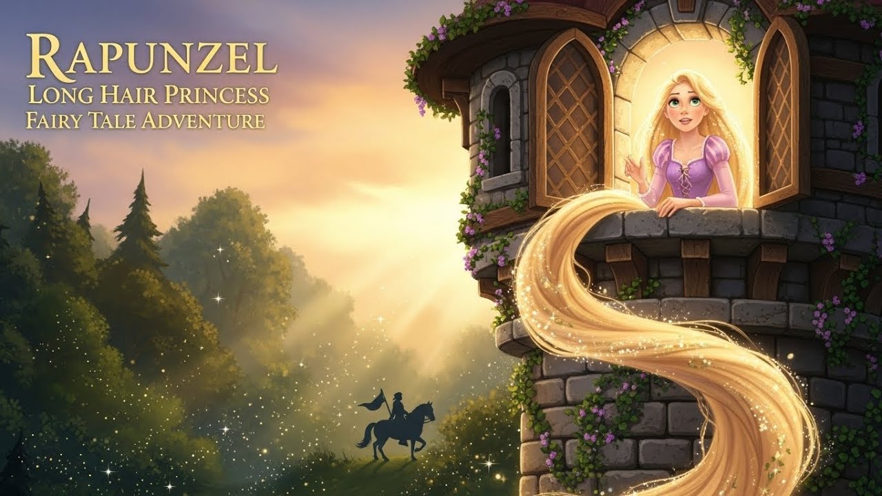 Rapunzel – Long Hair Princess Fairy Tale Adventure - Stories for Teenagers   Magic Fairytales Tv