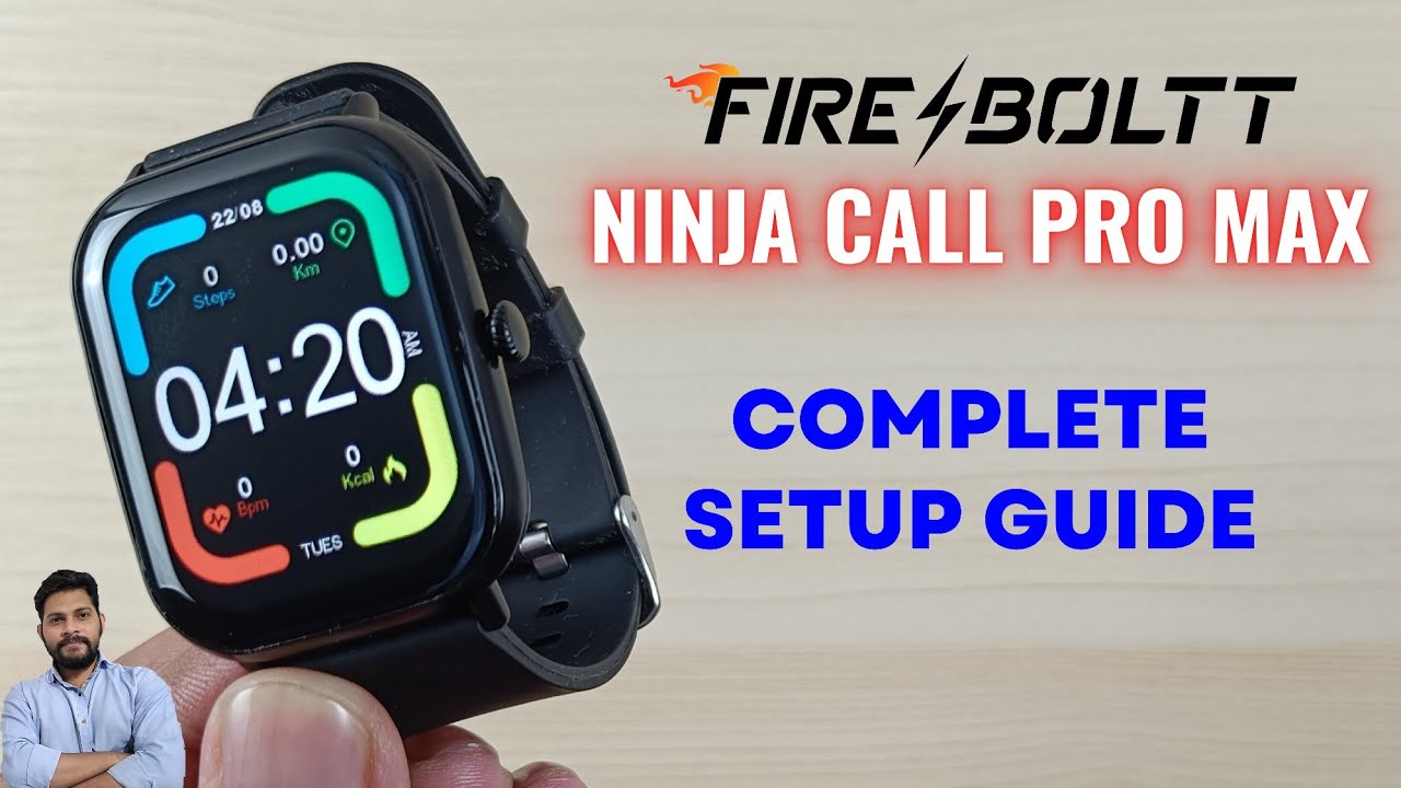 Полное руководство по настройке умных часов Fire-Boltt Ninja Call Pro Max