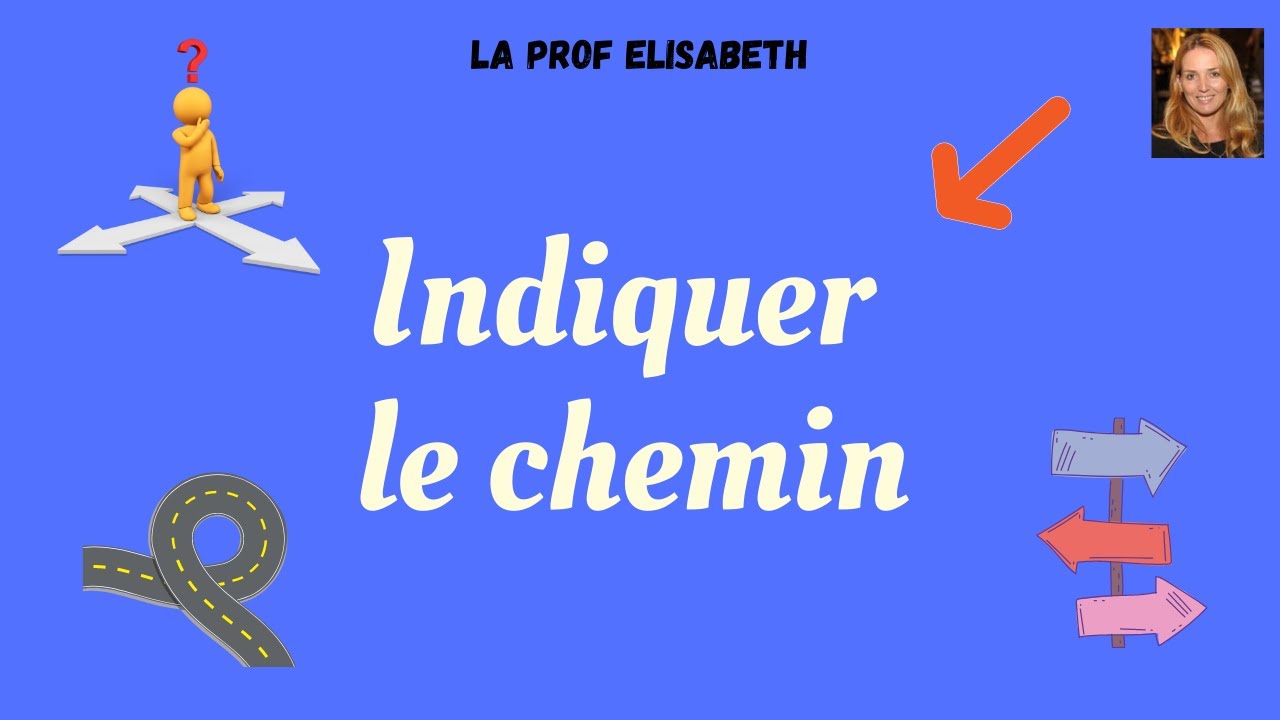 Indiquer le chemin en français. Niveau A1 de FLE - 😉 English subtitles available!