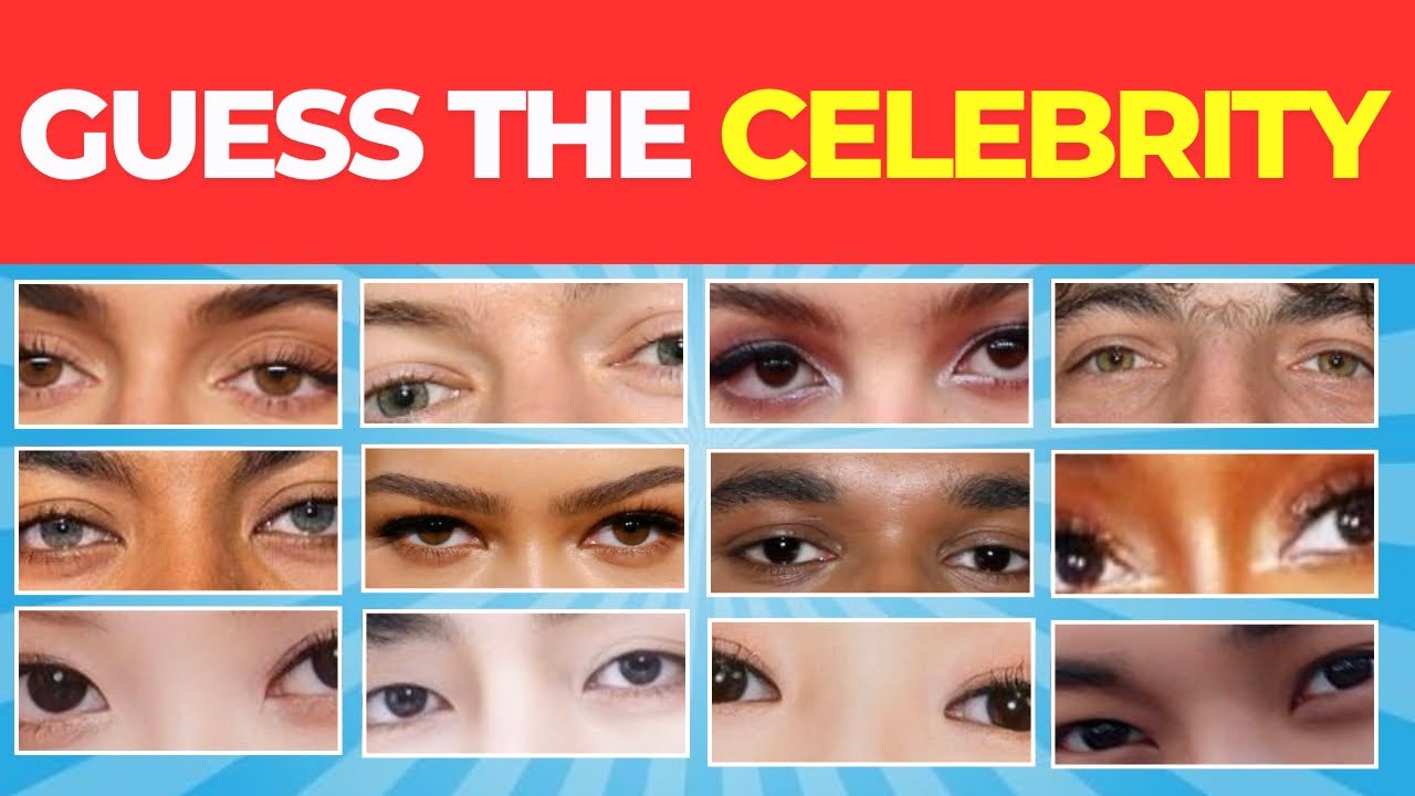 Guess the Celebrity by their eyes 👀