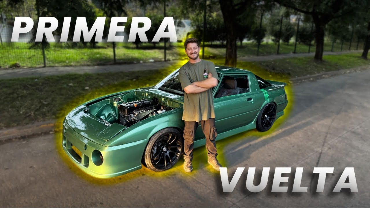 Primera vuelta + Banco de prueba ¡En la Mazda RX7 swap K24!!!