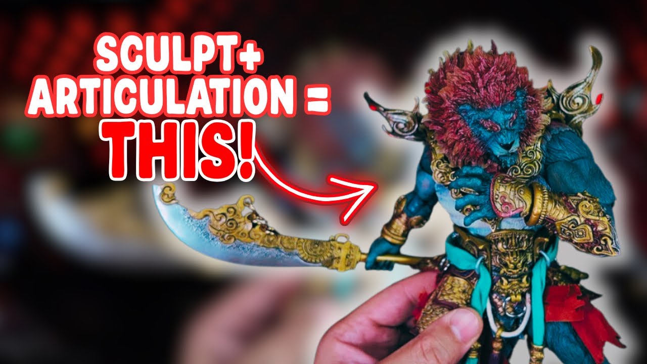 Сочетание скульптуры и артикуляции вы получаете FURY TOYS AZURE LION!