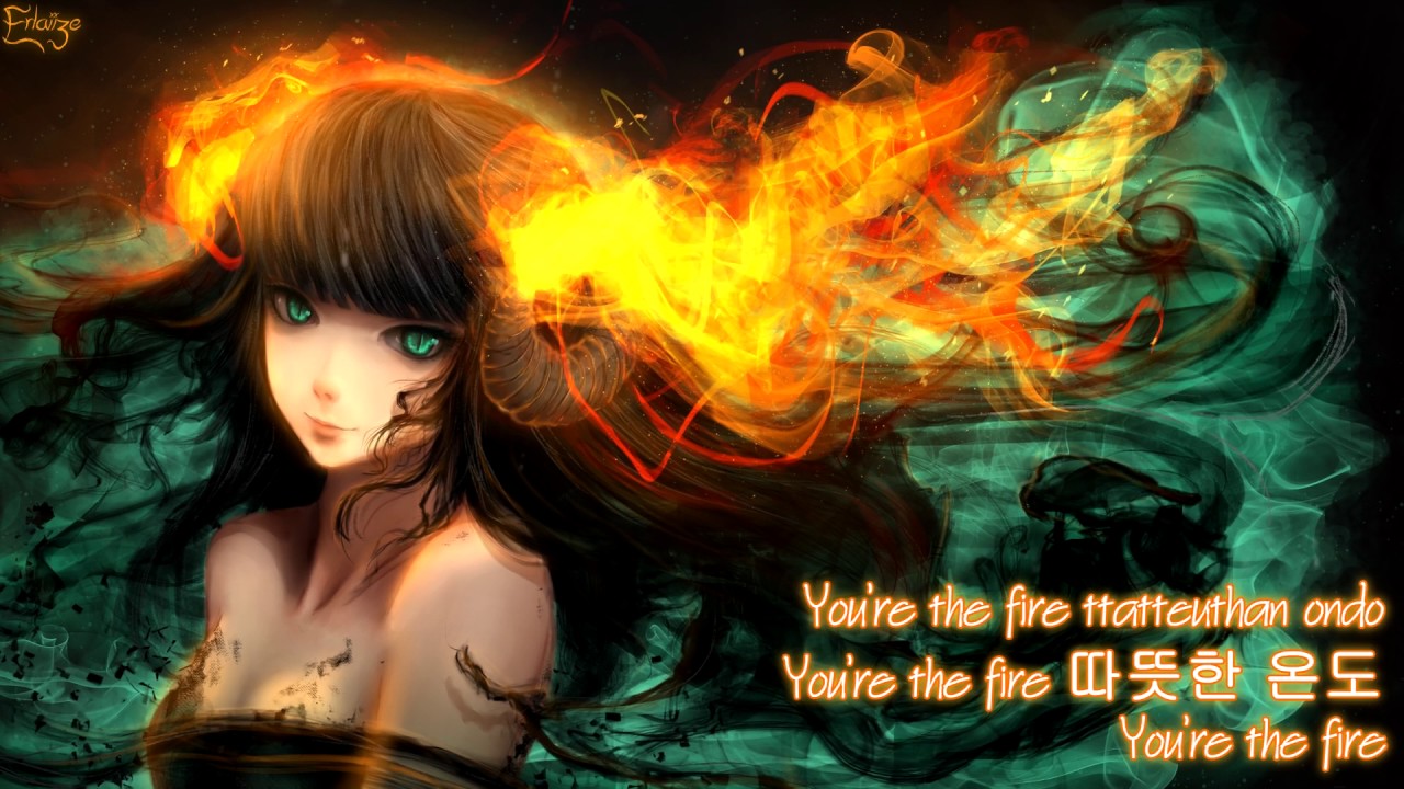 ♦Nightcore♦ Fire - Taeyeon | w/ lyrics