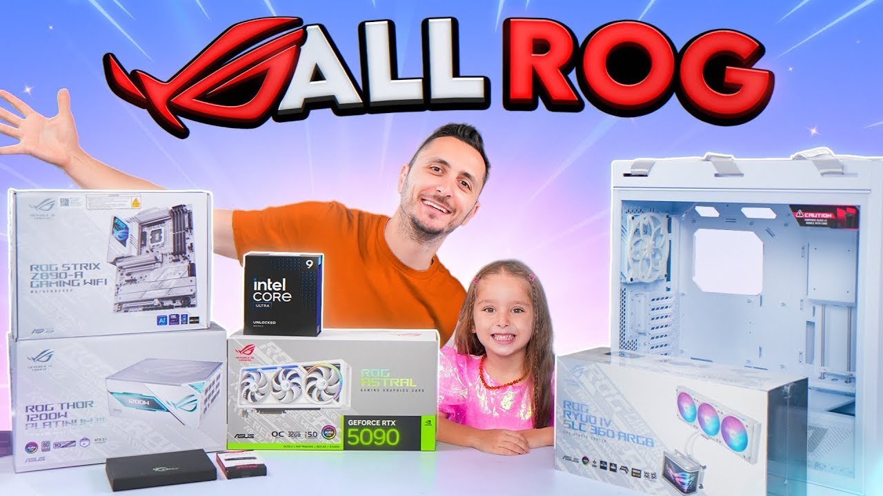 Building the Ultimate ROG Gaming PC with my Daughter!
