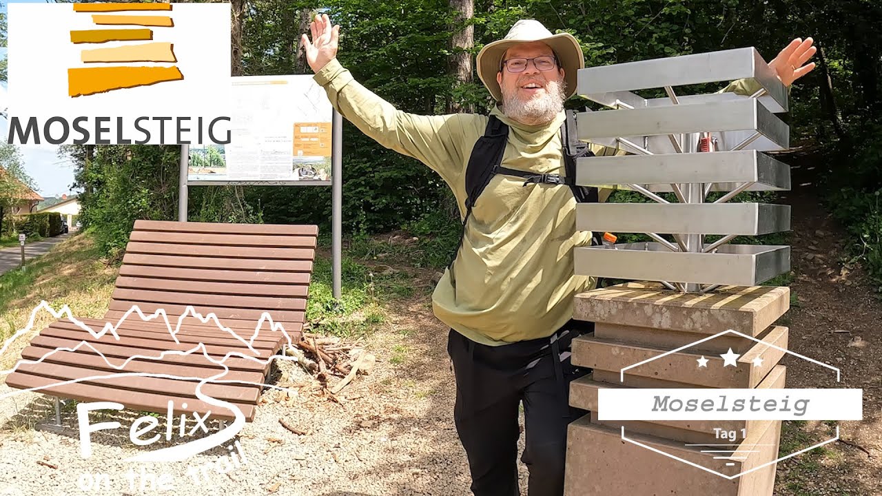 Moselsteig Tag1: 18km von Perl bis Nähe Palzem mit MLD Solomid und Liteway Biggie 65l Rucksack