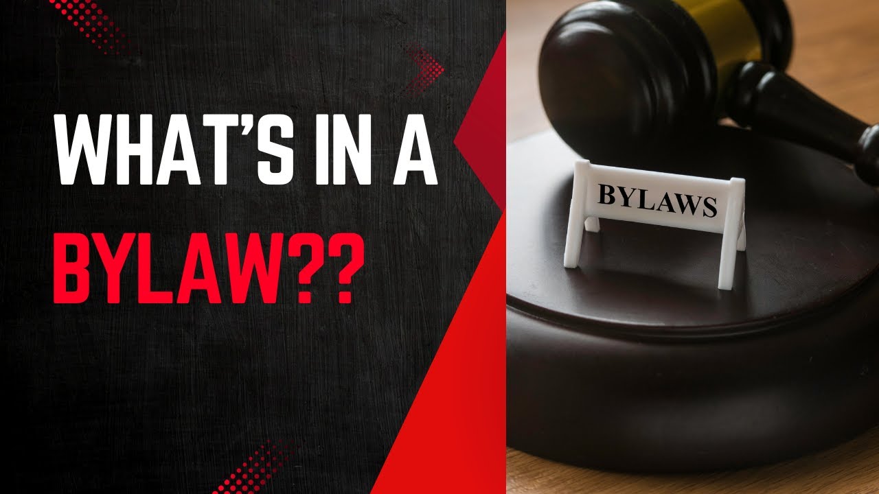 What's in a Bylaw??
