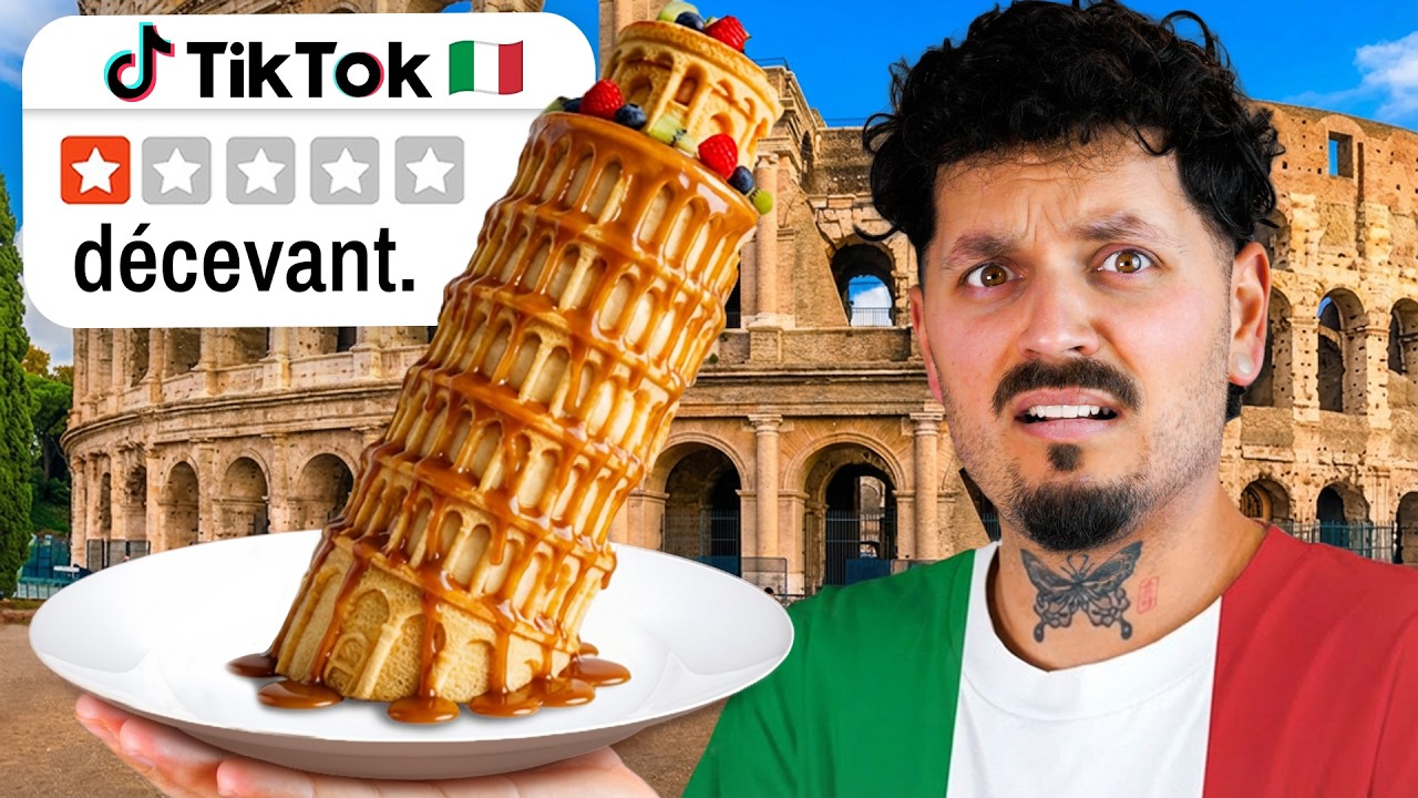 Je teste les restaurants TikTok les PLUS viraux de Rome !