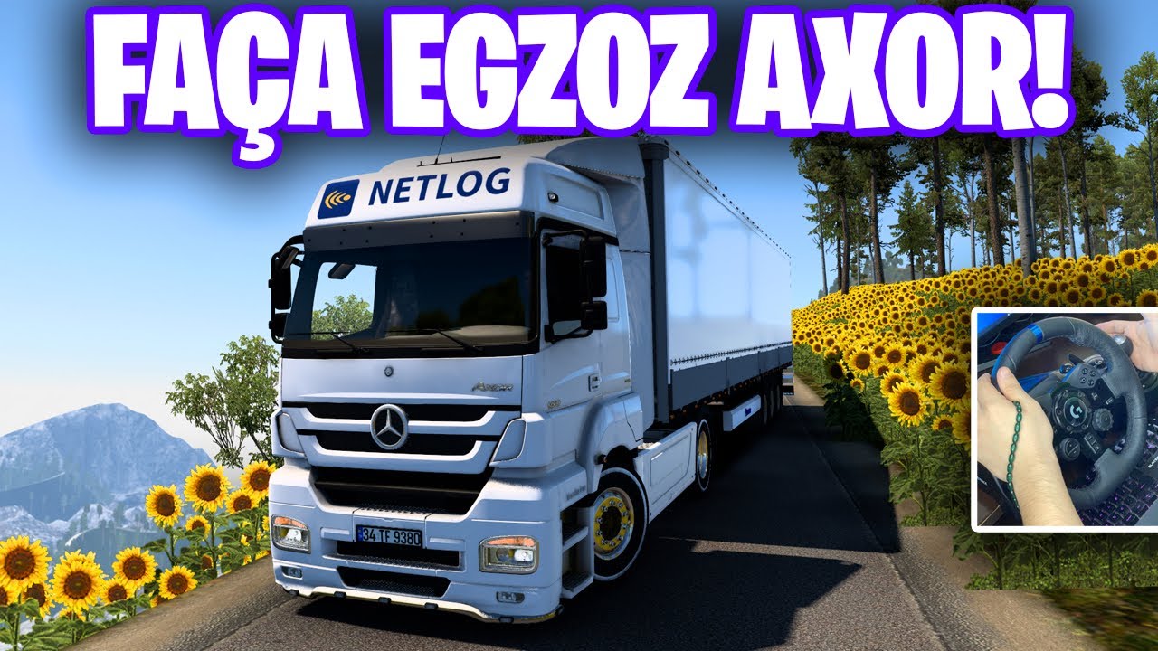 MERCEDES AXOR 1840 KROM DORSE VİRAJLI ÖLÜM YOLLARI ❗ ETS 2 MERCEDES AXOR 1840 | Ets 2 Mod 1.43