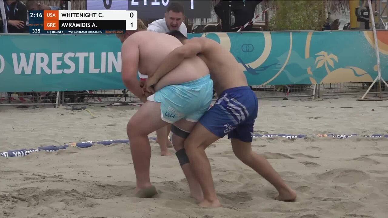 Clayton Lee WHITENIGHT (USA) vs. Athanasios AVRAMIDIS (GRE) &bull; B | Round 1 &bull; Men's BW +90Kg
