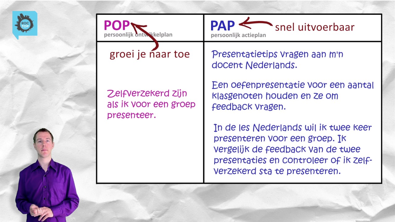 POP en PAP maken