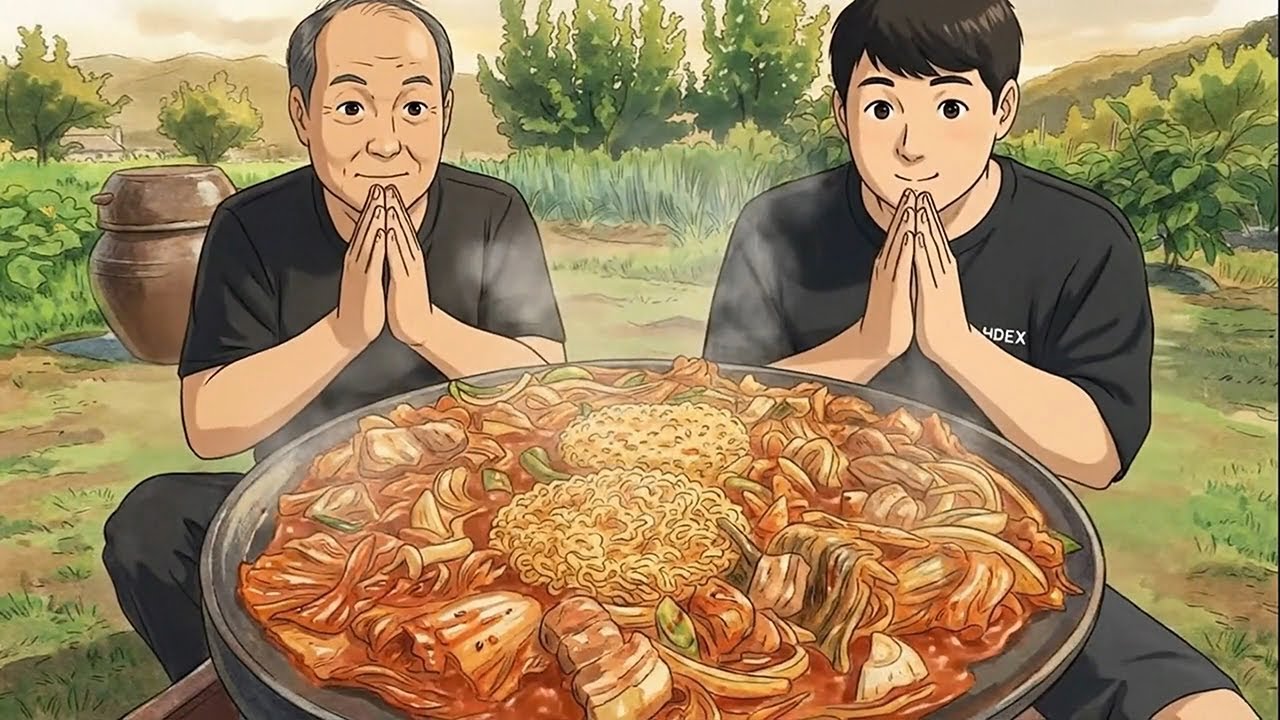 Chinese Noodles Party 🍜🔥 | Anime Mukbang ASMR