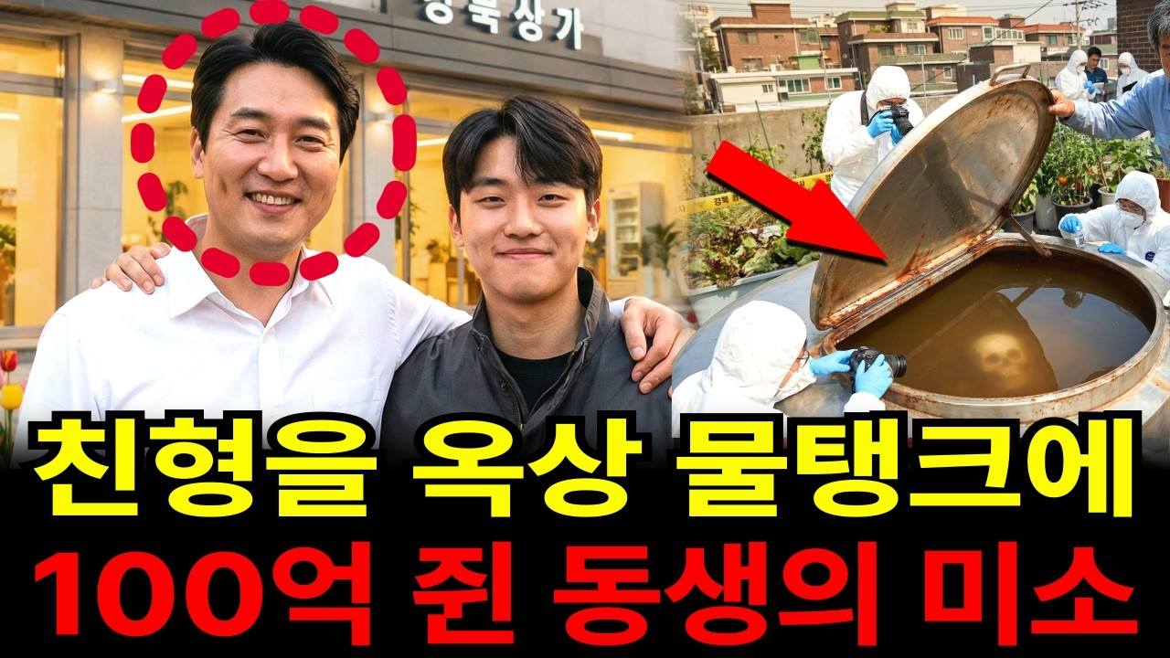 2001년, 100억 유산 두고 사라진 친형... 17년 뒤 물탱크를 열자 무너진 둘째 동생의 완벽한 알리바이