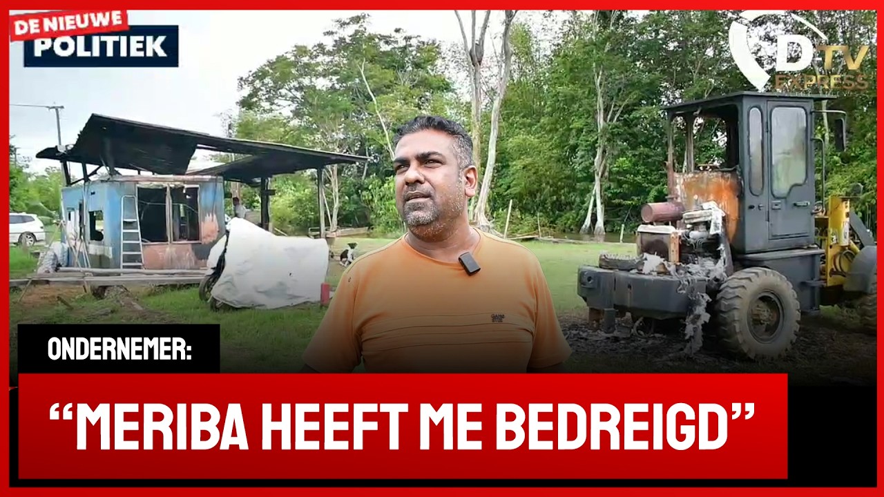 🚀 De Nieuwe Politiek LIVE • brandstichting ; machines ondernemer in brand (Suriname)