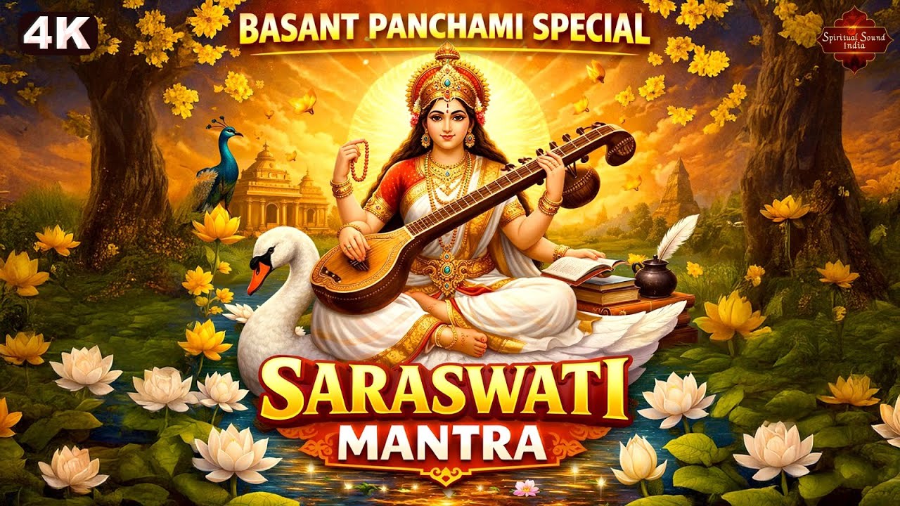 Saraswati Mantra | Om Saraswati Namo Namah | Basant Panchami | Saraswati Puja | Master Your Mind