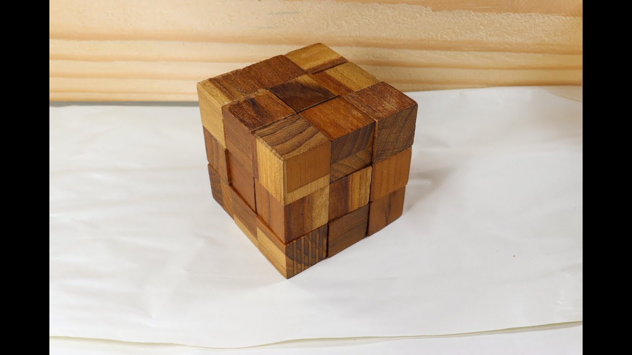 Cubo Serpente (de Madeira) - Tutorial