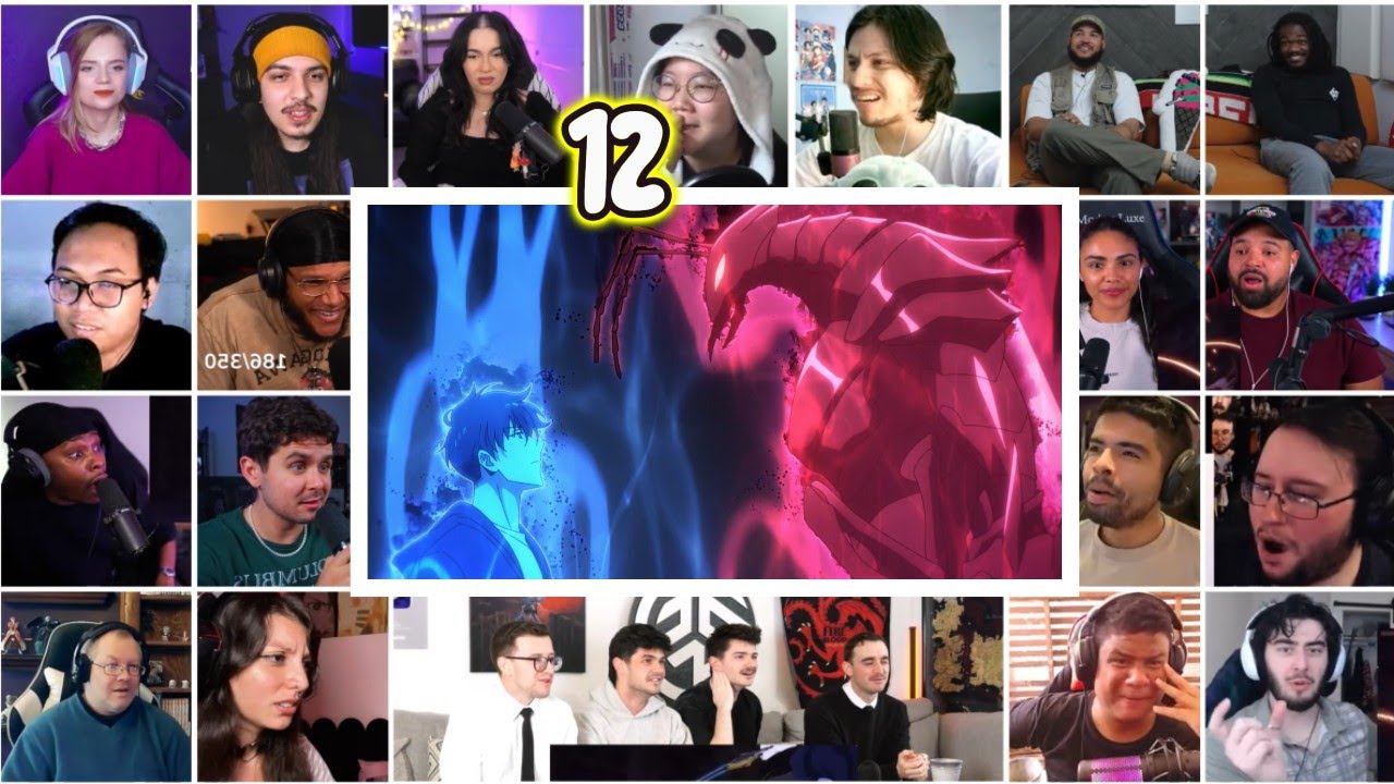 SOLO LEVELING SEASON 2 | EPISODE 12 REACTION MASHUP | 俺だけレベルアップな件 シーズン12