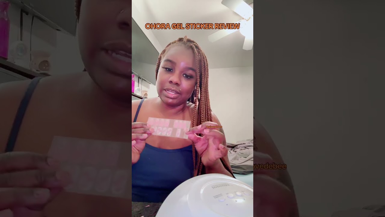 OHORA GEL STICKER NAILS REVIEW 