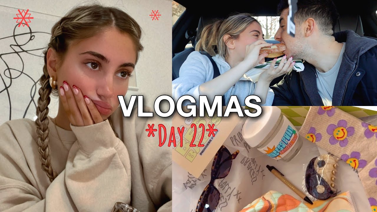 VLOGMAS ДЕНЬ 22: покупка Starbucks, тренировка с парнем и рождественские подарки :)