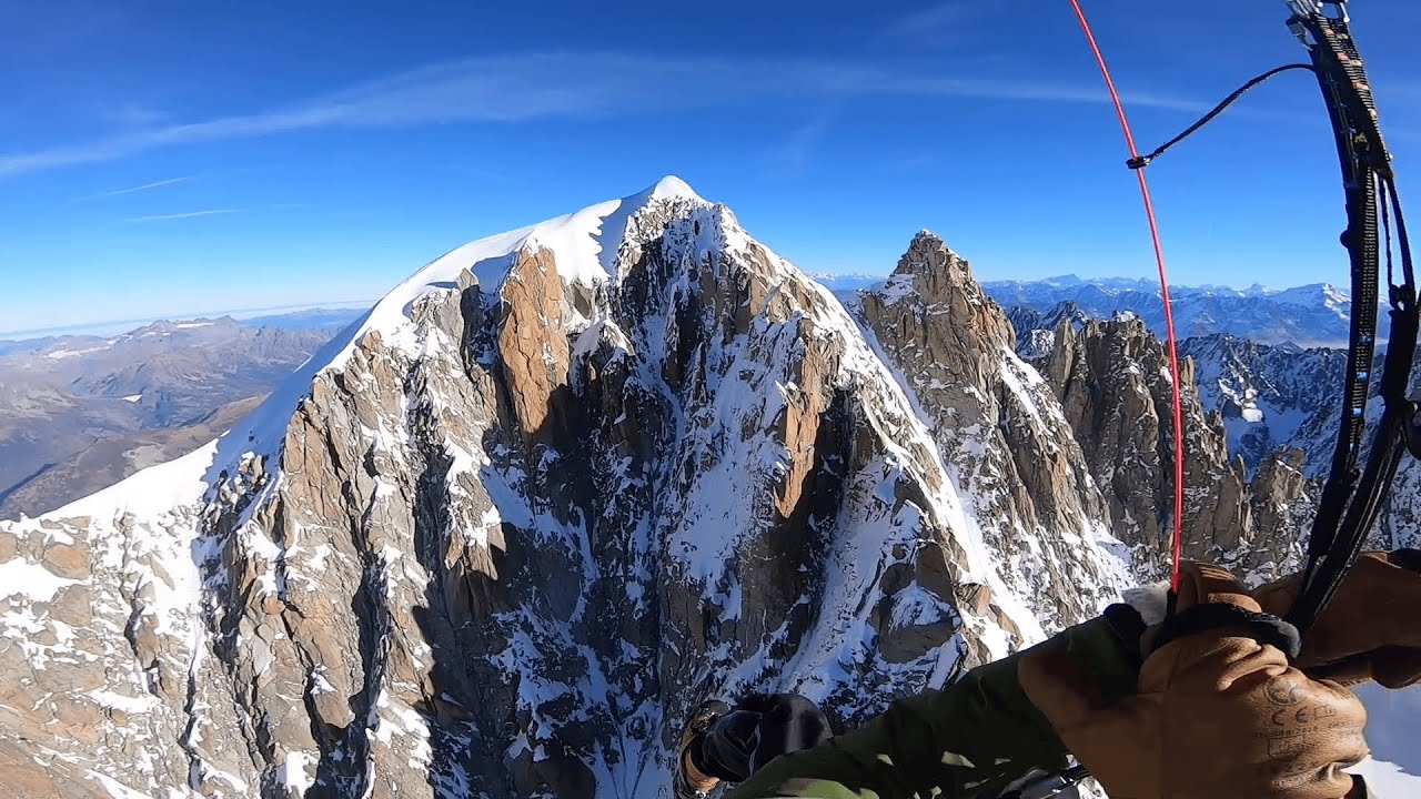 Aiguille Verte parapente