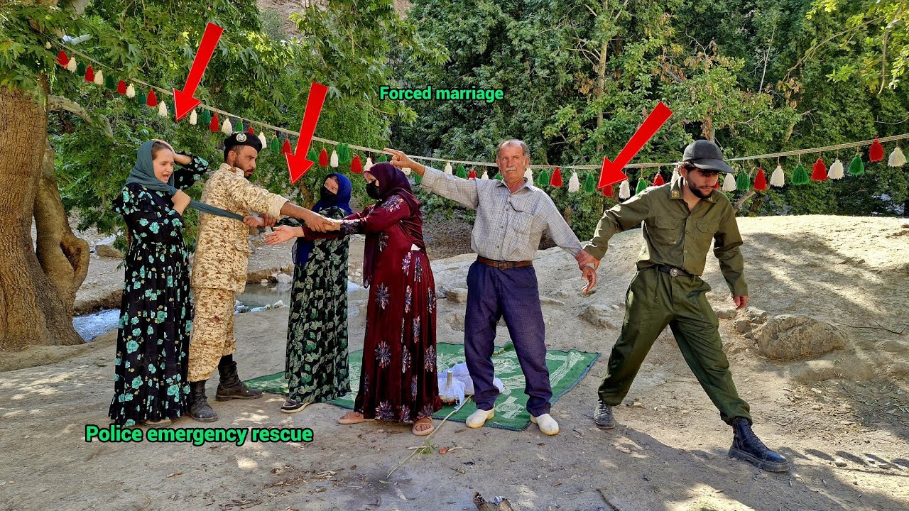 The moment the police stopped a runaway bride from being forced into marriage!