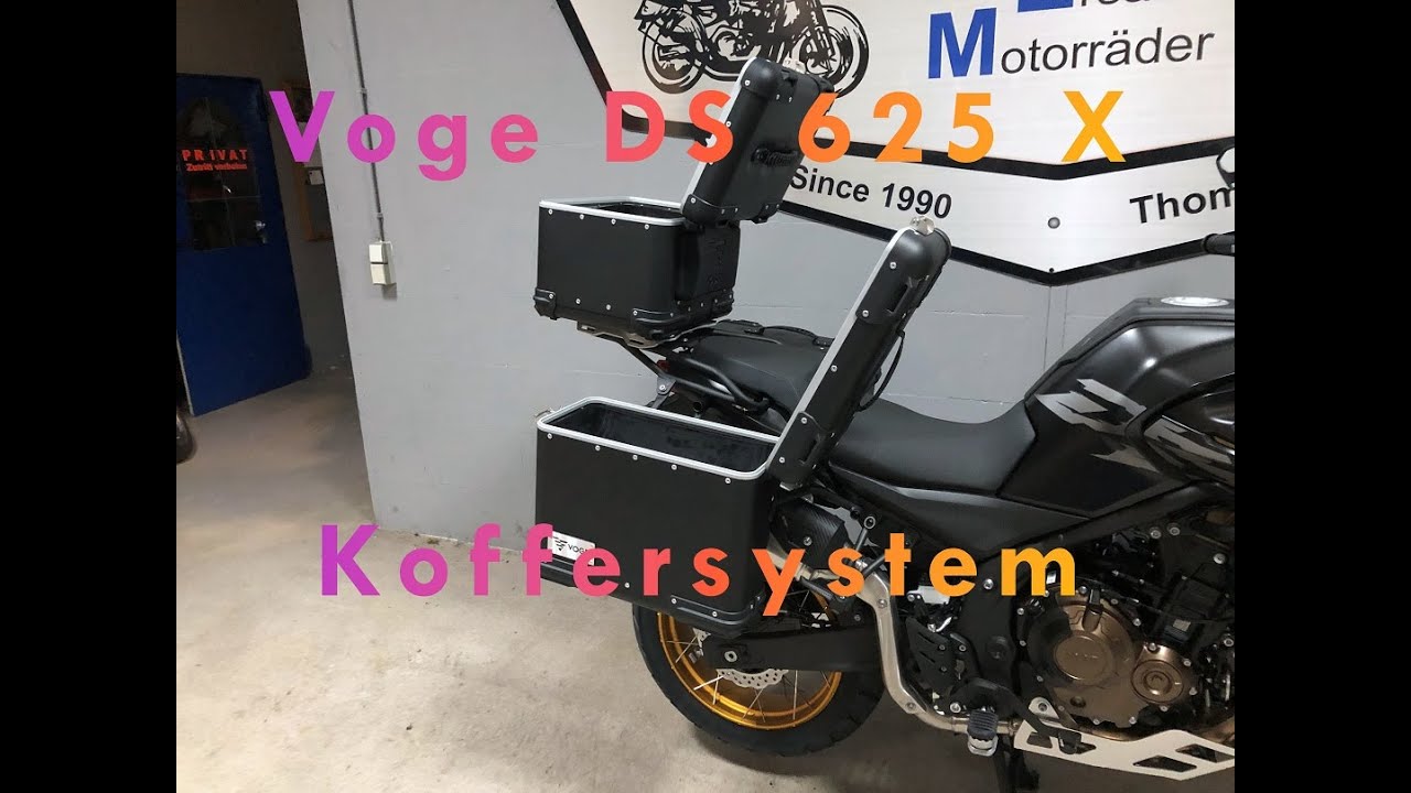 Voge DS 625 X mit Original Voge Koffersystem
