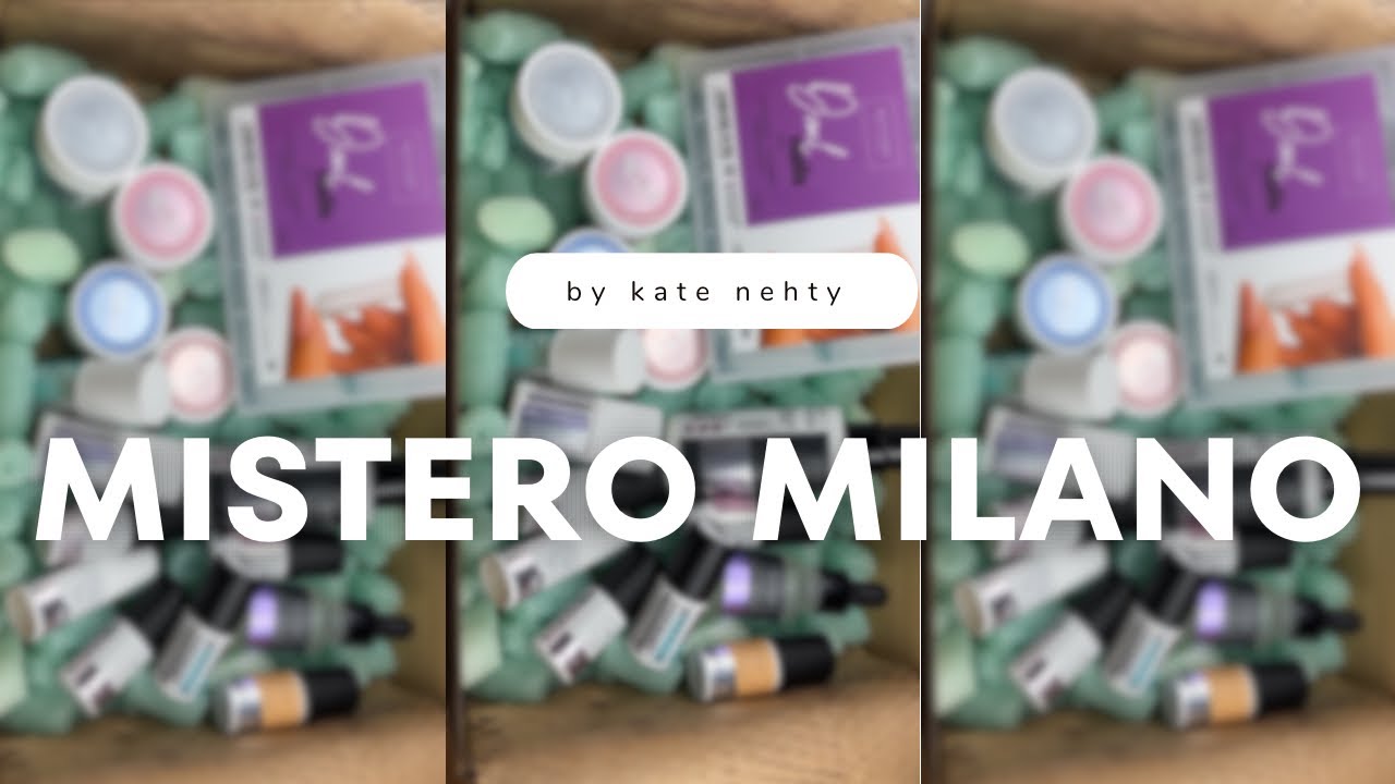 MISTERO MILANO: unboxing, vzorníky a modeláž s novými produkty ve sbírce 💅🏻 | Kate nehty