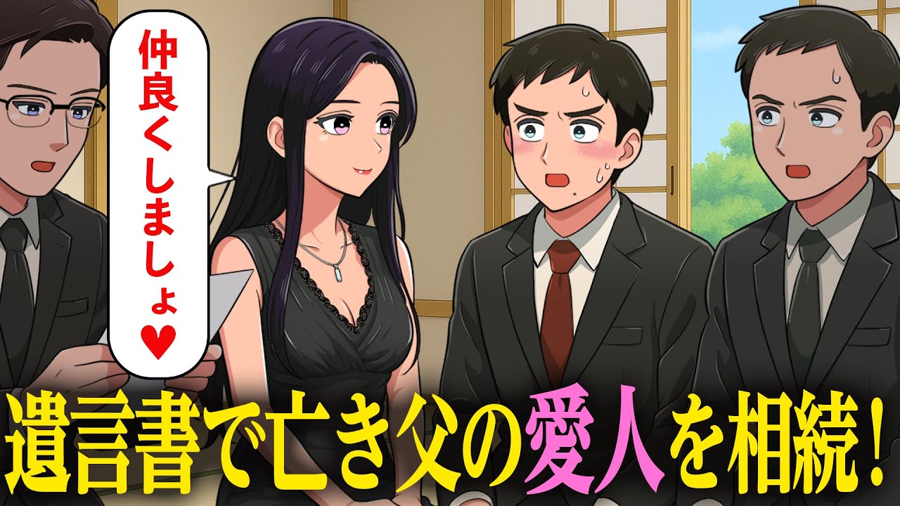 父の遺産相続で愛人を相続するやつ【アニメ】【コント】