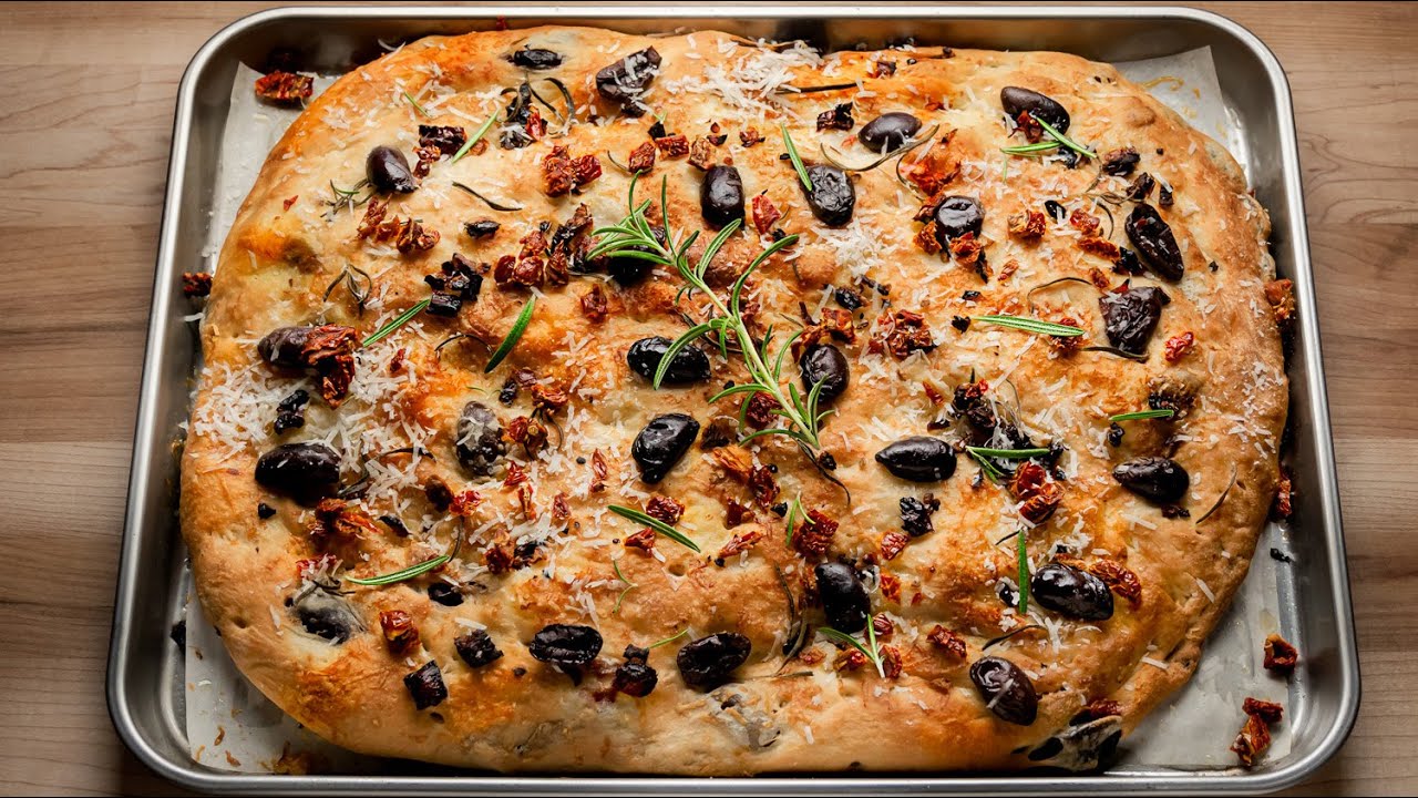 Focaccia Bread Recipe - Italian Focaccia Bread!