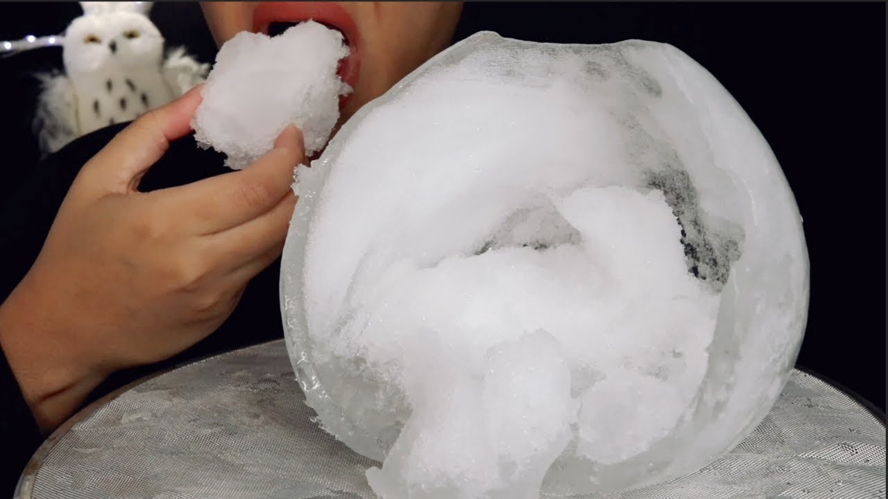COTTON ICE BALLOON/ICE EATING/JUST BITES@10:08