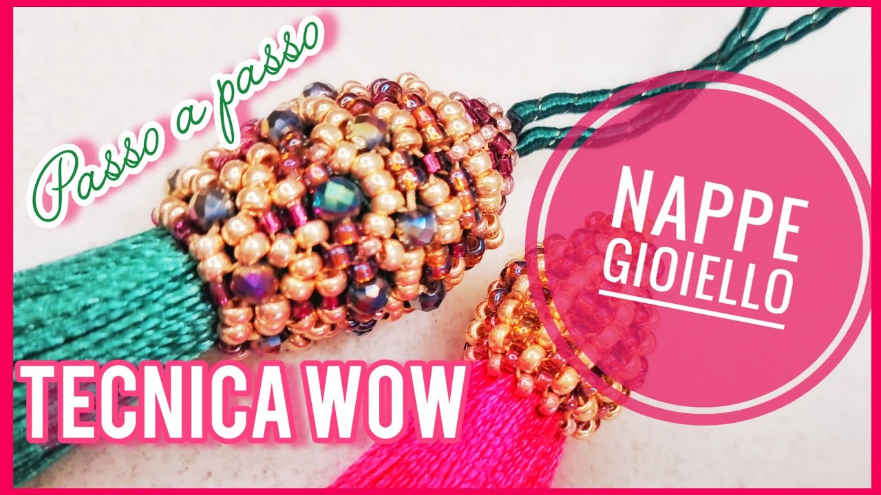 NAPPE GIOIELLO PREZIOSE CON PERLINE. Ti mostro come fare