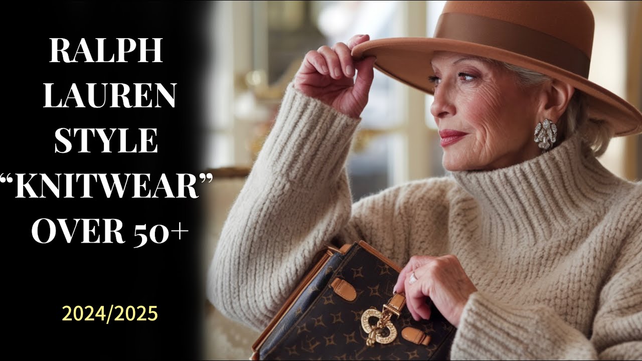Трикотаж Ralph Lauren Winter 2025 для зрелых женщин: новое определение элегантности