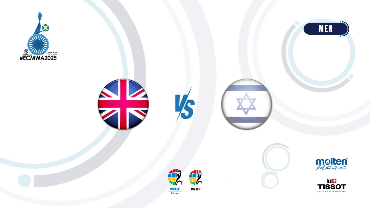 European Championship 2025 | Men | Great Britain vs Israel