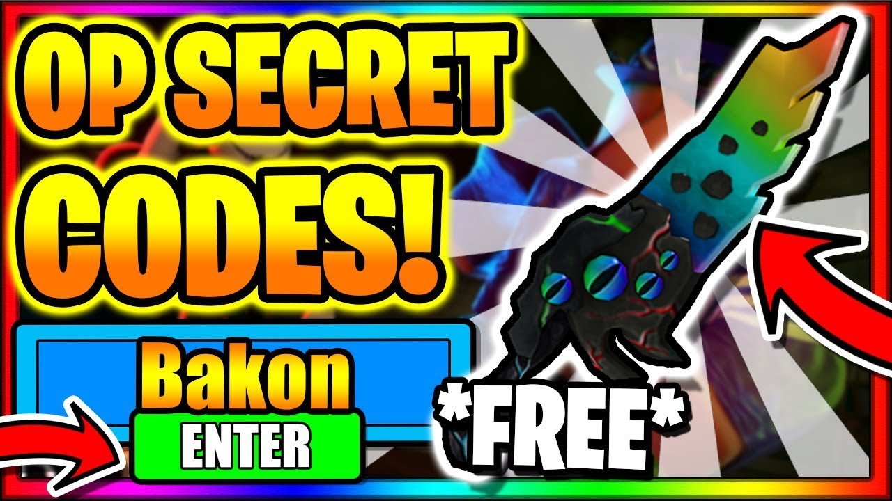 ALL *NEW* SECRET OP WORKING CODES! Roblox 🔪Bakon🔪